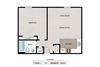 1 Bedroom 1 Bath Efficiency